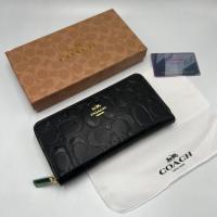 ราคา New กระเป๋าสตางค์ 10รอบหนังปั๊มลายcใบยาวขนาด 8 นิ้วงานสวยหนังดีมากมีอุปกรณ์ครบพร้อมส่ง (24220393429)