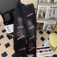 ราคา 94 กางเกงยีนส์สำหรับสาวอวบ ไซส์ใหญ่ S 5XL กางเกงยีนส์ยาวใส่ได้150กก (23034860490)