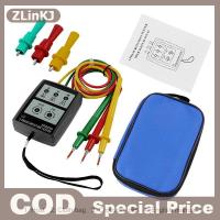 ราคา ZLinKJ 3เฟสสลับเฟสมิเตอร์วัดเฟสเครื่องตรวจจับเฟสเครื่องทดสอบการหมุนตัวบ่งชี้เฟสดิจิทัล (24592154637)
