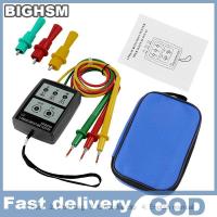 ราคา BIGHSM 3เฟสสลับเฟสมิเตอร์วัดเฟสเครื่องตรวจจับเฟสเครื่องทดสอบการหมุนตัวบ่งชี้เฟสดิจิทัล (24591913542)