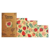 ราคา 1Set Reusable Beeswax Cloth Wrap Food Fresh Bag Lid Jungle Party Bees Wax Wrap for Sandwich Cheese (11424584616)