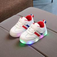 ราคา รองเท้าเด็กมีไฟ LED สไตล์เกาหลีรองเท้าลำลองรองเท้าผ้าใบเรืองแสงสำหรับเด็กผู้ชายและเด็กผู้หญิงรองเท้าเด็กหัดเดินรองเท้ากันลื่นสำหรับเด็ก (13290685240)