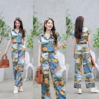 ราคา ชุดเซตเสื้อฮาวาย ขายาว ลายทะเล ใส่ซัมเมอร์ หน้าร้อนใส่เที่ยวทะเล ใส่เล่นสงกรานต์ น่ารักๆ (24254107024)