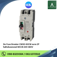 ราคา เมนเบรกเกอร์ CCS โนฟิวเบรกเกอร์ CM30 63CW 2P แบรนด์ CCS (19001009974)