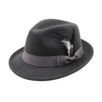 ราคา Men Fedora Hat Feather And Bow Decor Vintage Short Brim Felt Hat Solid Color Women Panama Hat 1920s Floppy Hat for All Day Wear (24817433270)