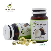 ราคา Tropicana น้ำมันมะพร้าวบริสุทธิ์สกัดเย็นออร์แกนิก 500 MG 60 แคปซูล (1170760016)