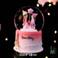 ราคา UoneHome พร้อมส่ง H052 กล่องดนตรีลูกแก้ว คู่รักหิมะเรืองแสง ของขวัญวันเกิด วาเลนไทน์ ให้แฟน รับห่อของขวัญ พร้อมการ์ด (12494062313)