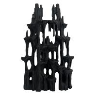 ราคา Aquarium Mountain View Stone Artificial Rock Formation Mountain Ornament Fish Tank Rockery Landscape Betta Hideout Cave for Small Fish Shrimp (26032362544)