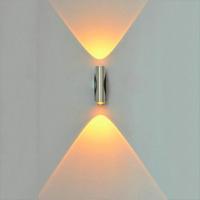ราคา ไฟ LED สองหัวสุดสร้างสรรค์สำหรับห้องนอนอลูมิเนียมสีน้ำเงินโคมไฟติดผนังไฟตกแต่ง Luces ประดับบ้านบาร์ KTV ระเบียงไฟ LED ติดผนังไฟเพดาน LED (17967791757)