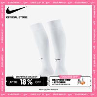 ราคา Nike Academy OTC Socks White ไนกี้ ถุงเท้าฟุตบอลเหนือน่อง OTC สีขาว SX4120 101 (23595550886)