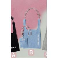 ราคา Starbucks 2 Way Foldable Bag สตาร์บัคส์ คอลเลคชั่น กระเป๋าผ้า พับพกพา ของแท้ 100 (126602273198)