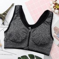 ราคา Lizida ชุดชั้นในกีฬาสตรีซิปด้านหน้าวิ่งบราสำหรับเล่นโยคะในยิมดันทรงกันกระแทกกีฬาชุดชั้นใน (8292022259)