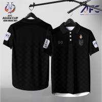 ราคา เอเชียนคัพ2027 เสื้อโปโลสีดำ ช ฟุตบอลไทย ทีมชาติไทย ช้างศึก เสื้อบอล เสื้อบอลสีดำ เสื้อยืดแขนสั้น เชียร์ทีมชาติไทย เสื้อโปโลผู้ชาย เสื้อโปโลกีฬาฟุตบอล (25613566814)