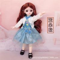 ราคา ตุ๊กตาบาร์บี้ 30 ซม น่ารักมาก 21 ข้อต่อ 16 รุ่น WAS756 (17656704027)