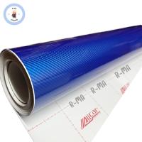 ราคา สติ๊กเกอร์เคฟล่า 6D สีฟ้าเข้ม เงามีมิติ สำหรับตกแต่งรถ ขนาด 152 x 50 ซม (15747532200)