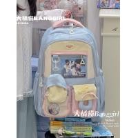 ราคา BANGGIRL เป้สะพายหลังสีส้มลายแมวความจุใหญ่ (26339789357)