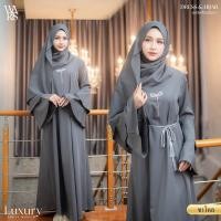 ราคา เดรสพร้อมฮิญาบ มีเชือกผูกเอว ชุดเดรสอิสลาม ใส่ออกงานสวยมาก เพิ่มความหรูด้วยเพชร IN49วาริสมุสลิม (26298410966)