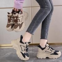 ราคา Hellomyshoes ไซส์ 35 40 พร้อมส่งจากไทย รองเท้าผ้าใบเสริมส้นสูง รุ่น G08 รองเท้าผ้าใบแฟชั่น สไตล์เกาหลี เสริมส้น 7 ซม (24249753080)