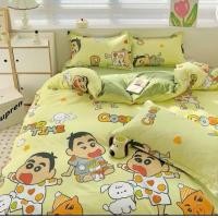 ราคา ชุดผ้าปูทีนวนครบเซ็ต6ชิ้น โทนลีเขียว (126546450930)