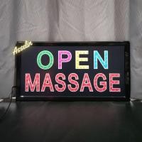 ราคา ป้ายไฟสำเร็จรูป รุ่น OPEN MASSAGE ป้ายไฟLED ตกแต่งร้านค้า ขนาด48X25X2ซม มีบริการรับทำป้ายไฟ LED (21143820195)