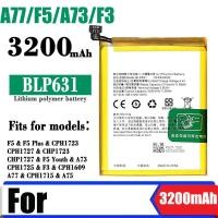 ราคา แบตโทรศัพท์มือถือ หมาะสำหรับ OPPO F5 F3 A77 A73 A75 BLP631 (25360993190)