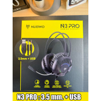 ราคา หูฟังเกมมิ่ง Nubwo N1 PRO H105 H106 H110 H112 Gaming Headset หูฟังคอม หูฟัง Stereo ประกันศูนย์ 1 ปี (26422689453)