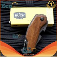 ราคา iremax P10 Folding Knife มีดพก มีดพับ มีดแคมป์ปิ้ง มีดเดินป่า ด้ามจับไม้แท้ รุ่นBuck USA x48 สีเทาดำ (738054799)