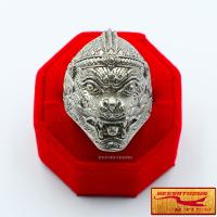ราคา แหวนหนุมาน แหวนหนุมานทรงเครื่อง หลวงพ่อฟู อติภัทโท รุ่น แซยิด ๘๙ บารมี ฟู ฟู ฟู วัดบางสมัคร จ ฉะเชิงเทรา ปี ๒๕๕๓ งานปราณีตแกะลายสวยงาม (15761145064)