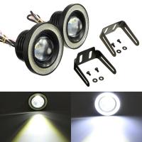 ราคา ไฟตัดหมอก LED 3นิ้ว 2ชิ้น พร้อมวงแหวน LED สีขาวแบบ Angel Halo สำหรับรถยนต์ SUV และรถบรรทุก (558910926)