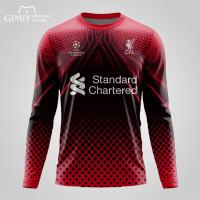 ราคา เสื้อลิเวอร์พูลสีแดงเสื้อแขนยาวชายลิเวอร์พูล ฟุตบอลคลับ เสื้อยืดผู้ชาย กีฬากลางแจ้ง เสื้อยืดเสื้อกล้ามLFCแขนยาวแห้งเร็ว (25731997712)