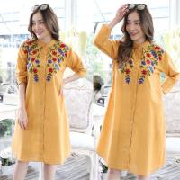 ราคา ชุดเดรสผู้หญิง กระโปรงยาว เดรสยาว เดรสยาวสาวอวบ ชุดเที่ยวทะเลเดรสเที่ยวทะเล เดรสเชิ้ตยาว ลายมาใหม่ ใส่สบายไม่ร้อน (23207569513)