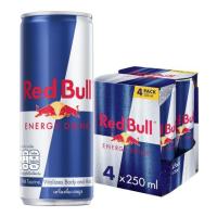 ราคา Red bull เครื่องดื่มชูกำลัง 250 มล Red bull ชูการ์ฟรี 250 มล แพ็ค 4 BY INEXSHOP (26191990488)