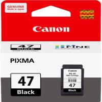 ราคา ตลับหมึกดำ CANON PG 47BK For Canon Pixma E400 E410 E480 (121871109)