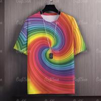 ราคา สายรุ้ง ตาหมากรุก เสื้อยืดผู้ชาย แฟชั่น เสื้อเรืองแสง เสื้อวินเทจชาย สุภาพสตรี เสื้อคอกลม (24246690339)