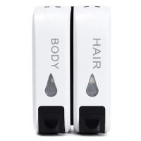 ราคา 350ml Wall mounted Liquids Soap Dispenser 1 2 3 Chamber Bathroom Shower Shampoo Soap Dispenser (20869120658)