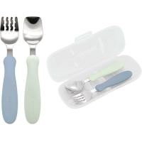 ราคา Edison Mama ชุดช้อนส้อมพร้อมกล่อง สำหรับเด็ก 1 ขวบครึ่งขึ้นไป ผลิตญี่ปุ่น (24758764118)