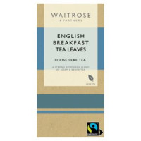 ราคา Waitrose English Breakfast Loose Leaf Tea เวทโทร อิงลิช เบรคฟาส ชาอังกฤษ ใบชา 125g (406236298)
