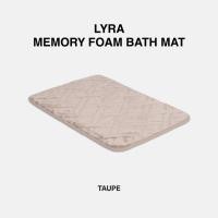 ราคา CUSHY LYRA พรม พรมนุ่ม พรมเมมโมรี่โฟม MEMORY FOAM BATH MAT 40X60 CM (25649464868)