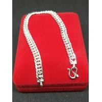ราคา สร้อยข้อมือเงิน ลายเลส ชุบเงินแท้925 สินค้าขายดีพร้อมส่ง (10151988433)