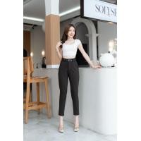 ราคา ฮิตตลอดกาลG535 กางเกงเอวสูงผ ตะขอหน้า ผ้าโรเชฟ โรเชฟแปดส่วน ขาเดฟ8ส่วน ใส่ทำงาน กางเกงผ้าโรเชฟ รับประกันเนื้อผ้าดีมาก (11485758810)