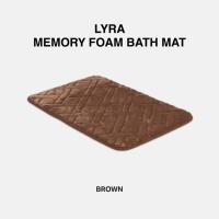 ราคา CUSHY LYRA พรม พรมนุ่ม พรมเมมโมรี่โฟม MEMORY FOAM BATH MAT 40X60 CM (25649464867)
