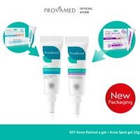 ราคา SET PROVAMED ACNE RETINOL A GEL สิวอุดตัน ACNE SPOT GEL สิวอักเสบ 10 G (25653062539)