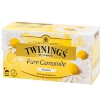 ราคา Twinings Pure Camomile Tea ทไวนิงส์ เพียวคาโมมายล์ ชาอังกฤษ 1กรัม x 25ซอง (149879557)