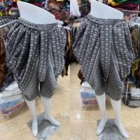 ราคา โจงกระเบนสำเร็จรูป สีดำ เทาดำ ใส่ไม่พอง โจงกระเบนเอวยางยืด มีซิป ตระขอหน้า (25851412306)