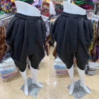 ราคา โจงกระเบนสำเร็จรูป สีดำ เทาดำ ใส่ไม่พอง ทรงผู้ชายใส่หล่อ ผู้หญิงใส่สวย มีซิป มีตะขอ เอวยางบึเ (25850642754)