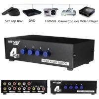 ราคา AV switch video audio in 4 out 1 (20970963226)