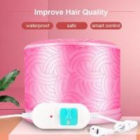 ราคา หมวกอบไอน้ำ สีชมพู ระบบไฟฟ้า ที่บ้าน ถนอมเส้นผม รุ่น THERMO CAP TV Electric Heating Hair Thermal Steamer Hair Care SPA (18764029722)