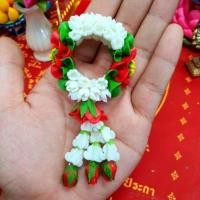 ราคา พวงมาลัยดินญี่ปุ่นปั้นมือ สำหรับประดับหรือถวายพระ สวยงามมากๆ (8686771767)