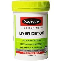 ราคา Swisse Ultiboost Liver Detox อัลตร้าบูส ดีทอกซ์ตับ 120 เม็ดเคลือบฟิล์ม วันหมดอายุ 2027 (25052395031)
