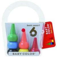 ราคา Aozora สีเทียนสำหรับเด็กเล็กเบสิค 6 และ 12 สี 6 or 12 colour non toxic Crayons for children basic assort (10222196792)